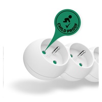 CONNECT IT prodlužovací kabel 230 V, 3 zásuvky, 1,5 m, s vypínačem (bílý)