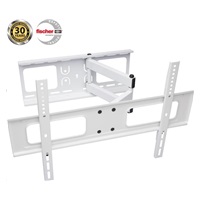 CONNECT IT Nástěnný držák TV T3BK s dvojitým ramenem, naklápěcí (±10/20°/±90°, 37" - 70", max. 50kg), bílá