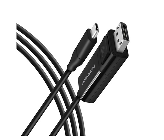 AXAGON RVC-DPC, USB-C -> DisplayPort redukce / kabel 1.8m, 4K/60Hz
