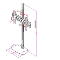 Stojan na Tv Edbak STD01-PWB
