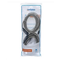 MANHATTAN Kabel USB-A na USB-B, 15m, černá