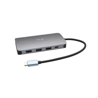 i-tec USB-C Metal Nano Dock HDMI/VGA with LAN + Power Delivery 100 W