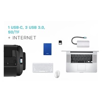 i-tec USB-C Metal Nano Dock HDMI/VGA with LAN + Power Delivery 100 W