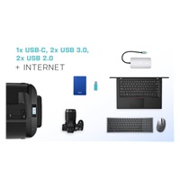 i-tec USB-C Metal Nano 3x Display Docking Station, Power Delivery 100 W