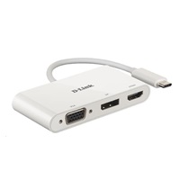 D-Link DUB-V310 3-in-1 USB-C to HDMI/VGA/DisplayPort Adapter