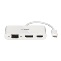 D-Link DUB-V310 3-in-1 USB-C to HDMI/VGA/DisplayPort Adapter