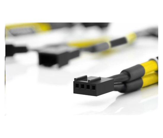 NOCTUA NA-SYC1.yellow - sada 3 ks prodlužovacích kabelů pro 4pin ventilátory, žlutá