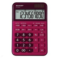 SHARP kalkulačka - ELM335BRD - červená