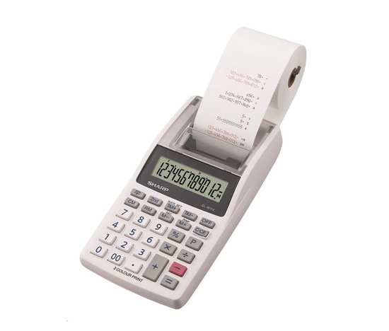 SHARP - Tiskový kalkulátor SH-EL1611V bez adaptéru
