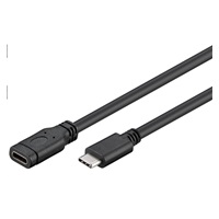 PREMIUMCORD USB- C prodlužovací kabel (USB 3.1 generation 1), C/M - C/F, 1m