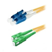 XtendLan duplexní patch kabel SM 9/125, OS2, LC(PC)-SC(APC), LS0H, 1m