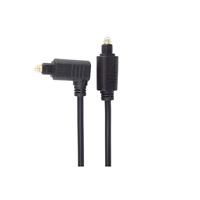 PremiumCord Kabel Toslink - Toslink 90°, tloušťka kabelu:4.0mm, délka 1m