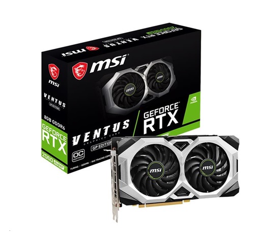 Bazar - MSI VGA NVIDIA GeForce RTX 2060 SUPER VENTUS GP OC, 8GB GDDR6,1 xHDMI, 3xDP - repair (bez příslušenství)