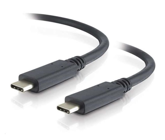 PremiumCord USB-C kabel ( USB 3.2 generation 2x2, 5A, 100W, 20Gbit/s ) černý, 0.5m