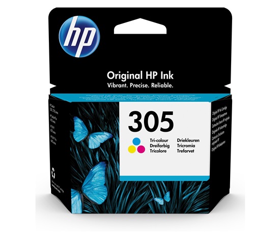 HP 305 Tri-color Original Ink Cartridge (100 pages)