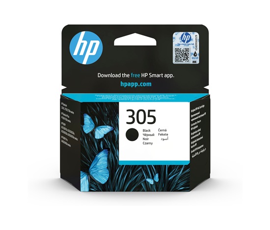 HP 305 Black Original Ink Cartridge (120 pages)