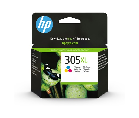 HP 305XL High Yield Tri-color Original Ink Cartridge (200 pages)