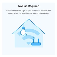 TP-Link Tapo L510E chytrá WiFi stmívatelná LED bílá žárovka