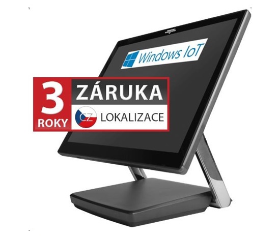 Virtuos XPOS XP-3685W, HD 15,6", i3-7100U, 8GB, 120GB M.2, Win 10 IoT, kapacitní