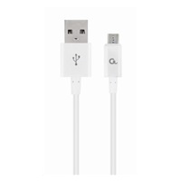 GEMBIRD Kabel MicroUSB - USB, 1m, bílá