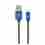 GEMBIRD Kabel USB 2.0 AM na Type-C kabel (AM/CM), 2m, opletený, jeans, blister, PREMIUM QUALITY
