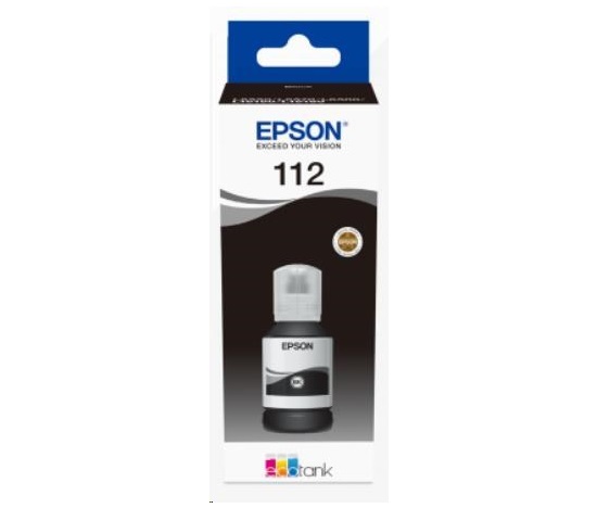 EPSON ink čer 112 EcoTank Pigment Black ink bottle, ČB 7500 stran