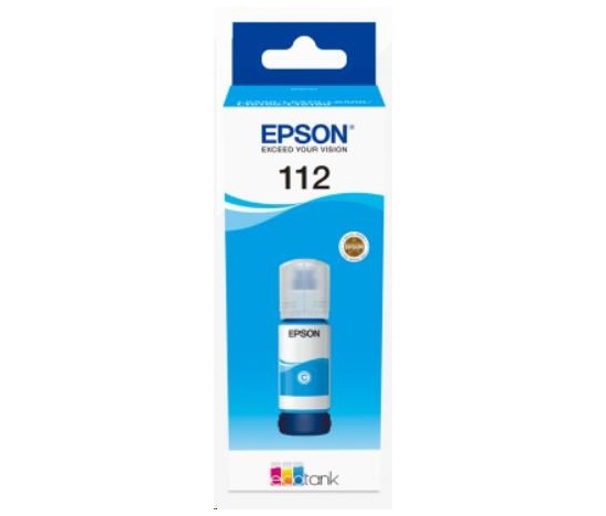 EPSON ink bar 112 EcoTank Pigment Cyan ink bottle, BAR 6000 stran