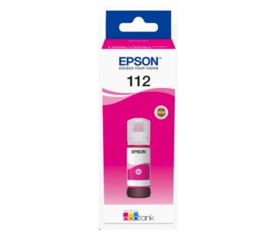 EPSON ink bar 112 EcoTank Pigment Magenta ink bottle, BAR 6000 stran