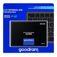 GOODRAM SSD CL100 Gen.3 240GB SATA III 7mm, 2,5" (R: 520MB/s; W 400MB/s)