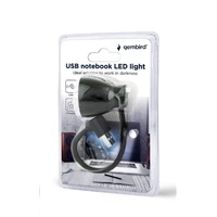 GEMBIRD USB lampička k notebooku, flexibilní, černá