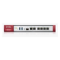 Zyxel USGFLEX200 firewall with 1-year UTM bundle, 2x gigabit WAN, 4x gigabit LAN/DMZ, 1x SFP, 2x USB