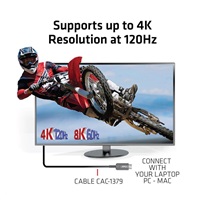 Club3D Kabel prodlužovací Ultra Rychlý HDMI™ Certifikovaný AOC kabel 8K60Hz (M/M), 4K120Hz, 20m, černá