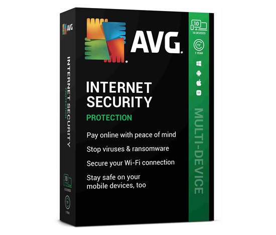 _Nová AVG Internet Security (Multi-Device, max. 10 připojených PC ) na 1 rok