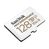 SanDisk MicroSDHC karta 128GB MAX Endurance + adaptér, 60,000 hodin