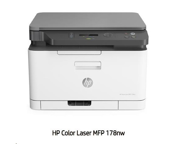 HP Color Laser 178NW (A4,18/4 ppm, USB 2.0, Ethernet, Wi-Fi, Print/Scan/Copy) - Rozbaleno, nepoužito