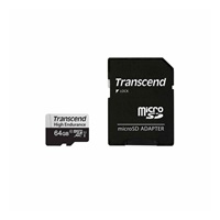 TRANSCEND MicroSDXC karta 64GB 350V, High Endurance