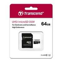 TRANSCEND MicroSDXC karta 64GB 350V, High Endurance