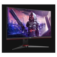AOC MT VA LCD WLED 23,6" C24G2AE/BK - VA panel, 1920x1080, 165Hz, 1ms, D-Sub, 2xHDMI, DP, repro, zakriven