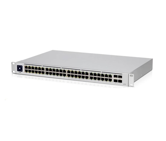 UBNT UniFi Switch USW-48-POE Gen2 [24xGigabit, 32x PoE out 240W, 802.3at/af, 4xSFP, 104Gbps]