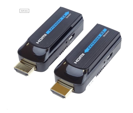 PREMIUMCORD HDMI extender na 50m přes jeden kabel Cat6