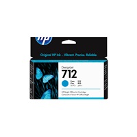 HP 712 29-ml Cyan DesignJet Ink Cartridge