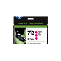 HP 712 3-Pack 29-ml Magenta DesignJet Ink Cartridge