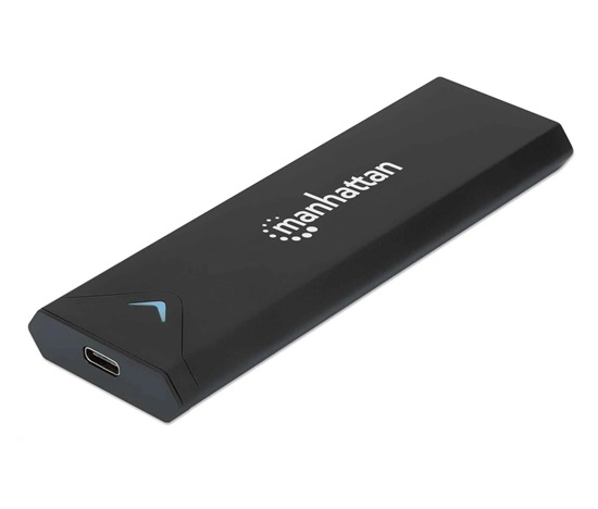 MANHATTAN Paměťový disk Aluminum M.2 NVME SSD Enclosure, Black, Retail Box