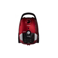 Orava Volcano vysavač, 600 W, sáčkový, objem 4 l, ECO motor, 68 dB, akční rádius 9 / 6 m, červená