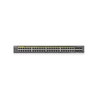 Zyxel GS2220-50HP 50-port L2 Managed Gigabit PoE Switch, 44x gigabit RJ45, 4x gigabit RJ45/SFP, 2x SFP, PoE 375W