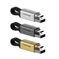 inCharge 6 – nabíjecí a datový kabel 6 v 1, šedý