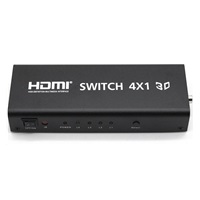 PREMIUMCORD HDMI switch 4:1 s audio výstupy ( stereo, Toslink, coaxial )