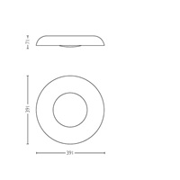 PHILIPS Still Stropní svítidlo, Hue White ambiance, 230V, 1x32W integ.LED, Bílá