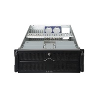 CHIEFTEC skříň Rackmount 4U ATX/EATX, UNC-411E-B-OP, Black, bez zdroje