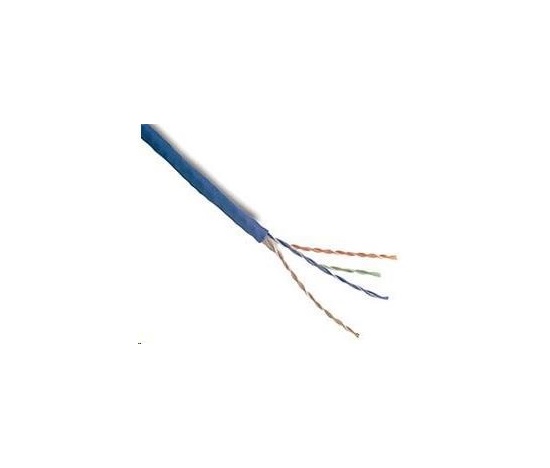 UTP kabel PlanetElite, Cat5E, drát, PVC, Dca, modrá, 305m
